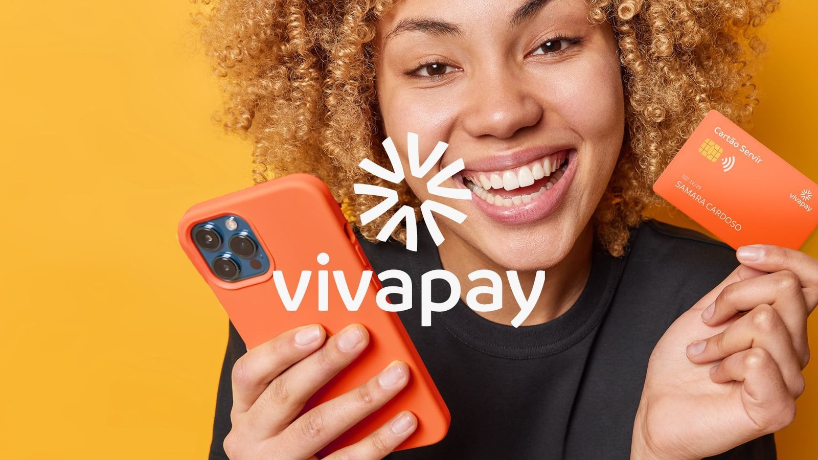 Identidade visual da Vivapay aplicada em campanha
